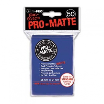 Ultra Pro - Matte Blue - Standard Sleeves (50 pcs)